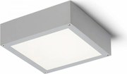 Rendl Scott Led mennyezeti lámpa ezüstszürke 9.8W IP54 3000K 220x220 mm