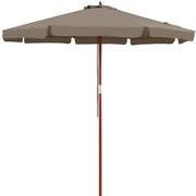 Kingsleeve® Kerti napernyő Ø 330 cm - taupe