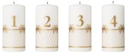 Adventi gyertyák 2025 arany, 4 db - Georg Jensen