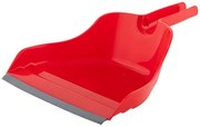 Szemeteslapát, gumiéllel, BONUS Handrix HACCP, piros (KHT1197)