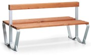 Club szabadtéri pad - 1,5 m, teak