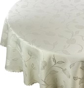 Abrosz Foltálló Ecru Virágok Kör átm. 80 cm