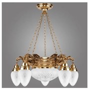 Kemar OW50 - Csillár OURO EAGLE 5xE27/60W + 1xE27/100W/230V