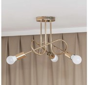 OXFORD felületre szerelt mennyezeti csillár 3xE27/15W/230V arany