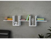 Fali polc ALONZA 20x130 cm fehér