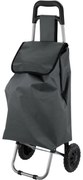 33 l-es bevásárlótáska kerekekkel, 53 x 31 x 18cm, szürke