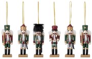 Fa karácsonyfadísz készlet 6 db-os 4,5 cm Nikita – Bloomingville