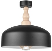 Felületre szerelhető csillár RINA 1xE27/15W/230V fehér/bükkfa