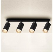 Brilagi Brilagi - Fürdőszobai spotlámpa SELE 4xGU10/30W/230V IP44 fekete BG1653