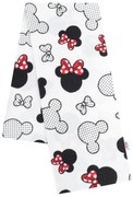 Flanel pelenka nyomtatott mintával New Baby fehér Mickey & Minnie