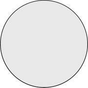 vidaXL fekete falitükör Ø 60 cm Kerek