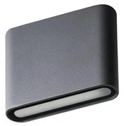 LED Kültéri fali lámpa GARTO LED/8W/230V grafit