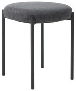 Sötétszürke fém ülőke Pelican – Unique Furniture