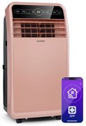 Klarstein Metrobreeze New York Smart 12k, mobil klíma, 12000 BTU/3,5 kW, A energiahatékonysági osztály, távirányító, rózsaszín-arany