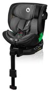 Lionelo HARMONY i-Size 40-150 cm forgatható autósülés alapzattal, fekete/szürke