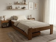 ADA ágy 90x200 cm, tölgyfa Ágyrács: Léces ágyrács, Matrac: Deluxe 10 cm matrac