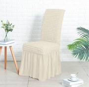 SzékSzoknya teljes székre (seersucker, bézs)