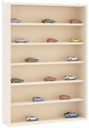 fa gyűjtő vitrin 6 polccal 40x8,5x55cm 40x8,5x55 cm