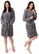 Női fürdőköpeny Rea DIAMOND grey S/M