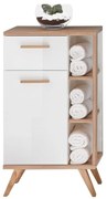 Fehér alacsony fürdőszoba szekrény 51x90 cm Set 923 - Pelipal