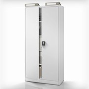 Fém iratszekrény JAN H, 900 x 1950 x 400 mm, szürke