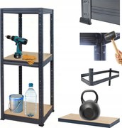 Tárolószekrény fém Premium Helios 106x50x50cm 3Px175kg