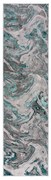 Szürke-türkiz futószőnyeg 80x300 cm Marbled – Flair Rugs