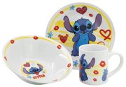 Disney Lilo és Stitch, A csillagkutya Heart porcelán étkészlet Díszdobozban