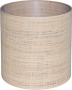 Lámpaernyő Álló Lámpa Függő Henger 15/15 E27 Rafia Ratan Boho Carini