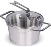 Lamart LT1272 Conic edény fedővel átmérő 16 x magasság 9 cm, 16 cm átmérőjű