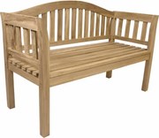 Kerti pad DIVERO 2 személyes kezeletlen 131,5 cm