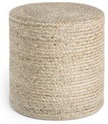 Szürkésbézs puff Jutta Greige – Hanse Home