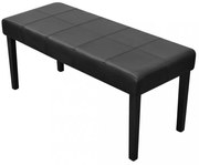 Fekete Kiváló Minőségű Műbőr Tároló láda / Pad