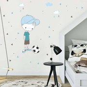 INSPIO Gyerekszoba falmatrica - Labdázó fiú