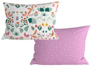 Szett 2 db díszpárnahuzat LUNETTA 40x60 cm, rózsaszín