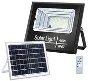 Aigostar - LED állítható fényerőjű napelemes reflektor 40W, IP67, DO