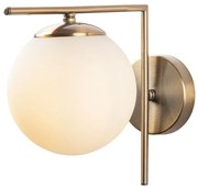 Fehér-aranyszínű fali lámpa ø 15 cm Antique – Opviq lights