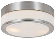 Modern kültéri mennyezeti lámpa acél 23 cm IP44 - Flavi
