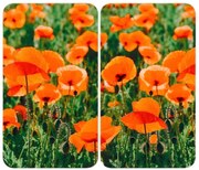 WENKO 2521434500 - elegáns fedőlap virágos/növényes mintával, 30x52 cm, többszínű