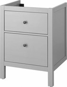 Ikea Hemnes Mosdó alatti szekrény 2 fiókkal, szürke, 60x47x83 cm