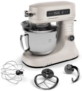 Klarstein Chiara konyhai robotgép, 1600 W, 12 beállítás, rozsdamentes acél tál, LCD kijelző, Tartozékokkal együtt