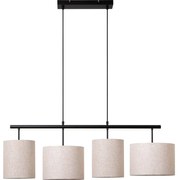 Lucide 45409/04/38 - Csillár zsinóron MAYA 4xE27/40W/230V krémes