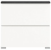 Shoelove dönthető ajtós széles cipősszekrény fehér-szürke