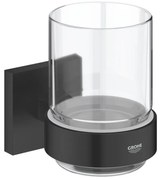 GROHE 410972430 - START CUBE pohártartóval, fekete