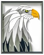 Kreatív készlet anyaggal való 3D festéshez - Eagle 30x40cm