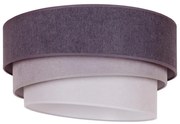 Duolla - Mennyezeti lámpa TRIO 1xE27/15W/230V á. 45 cm antracit/szürke/fehér