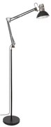 Rabalux 2196 - ARISTEO állólámpa 1xE27/40W/230V fekete/fényes króm