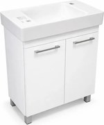 VivaStyle PANEL- KMT 60 lábon álló fürdőszobabútor CeraStyle SHARP -JOBB CSAPLYUKAS mosdóval 60x30cm