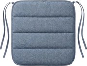 Székpárna LINGE BLUE 37x37 cm, kék