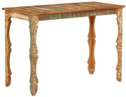 tömör újrahasznosított fa étkezőasztal 110 x 52 x 76 cm